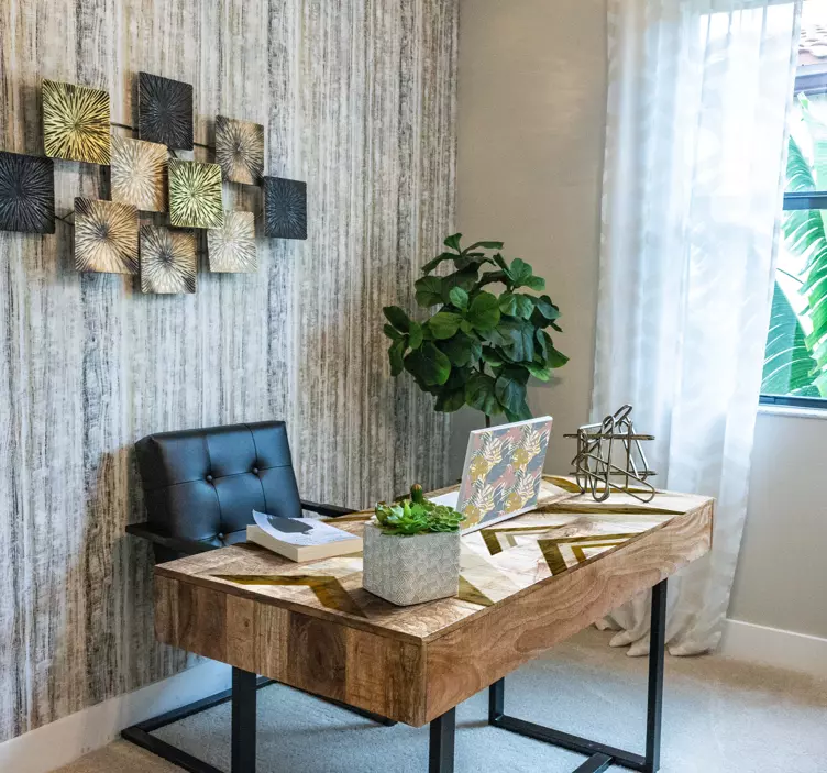 贴纸 办公室贴纸 几何人字纹桌面装饰 - TenStickers