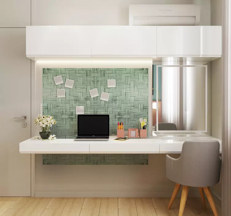 贴纸 办公室贴纸 织物纹理表面 - TenStickers