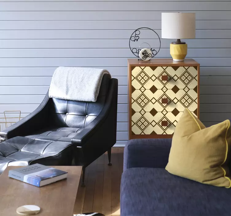 家具贴纸，马普切菱形设计 - TenStickers