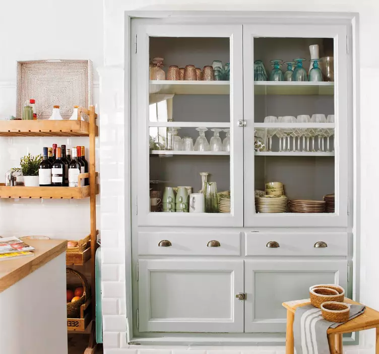 家具贴纸 灰色 - TenStickers