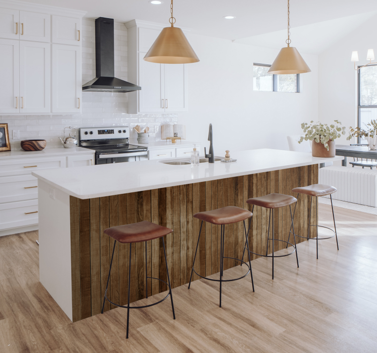 家具贴纸 木格栅 - TenStickers