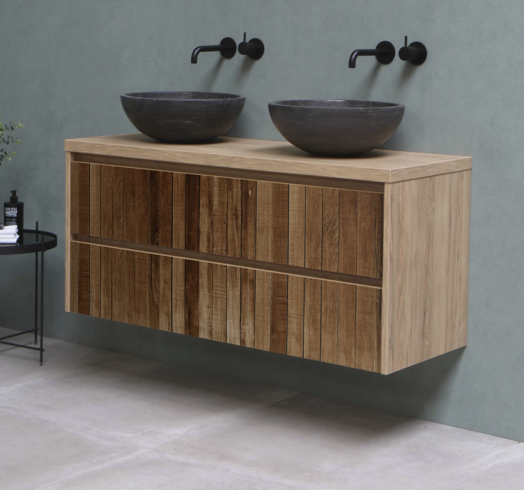 家具贴纸 木格栅 - TenStickers