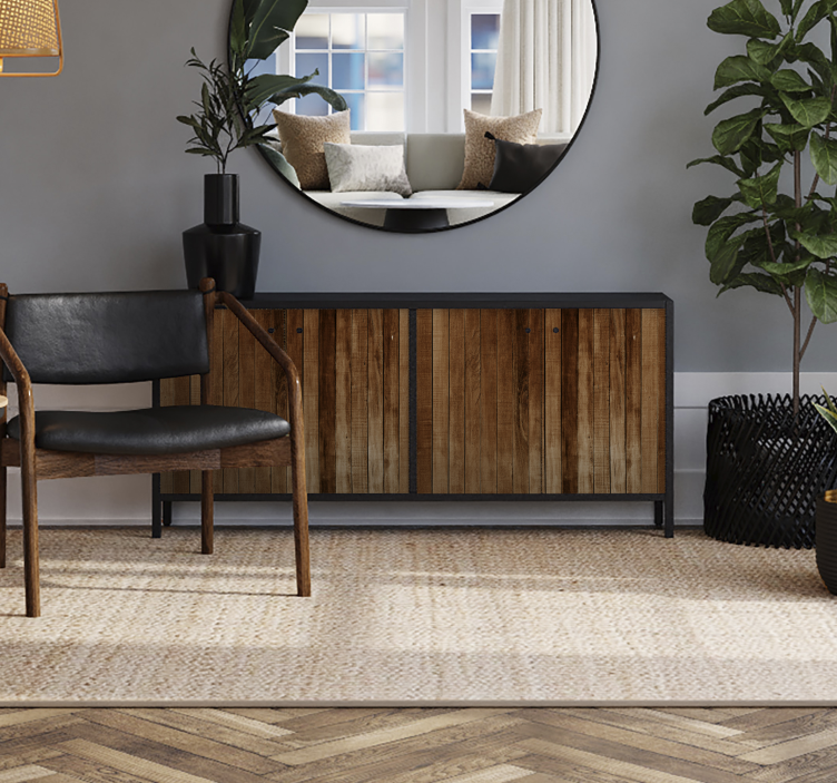 家具贴纸 木格栅 - TenStickers