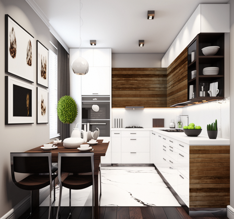 家具贴纸 木格栅 - TenStickers