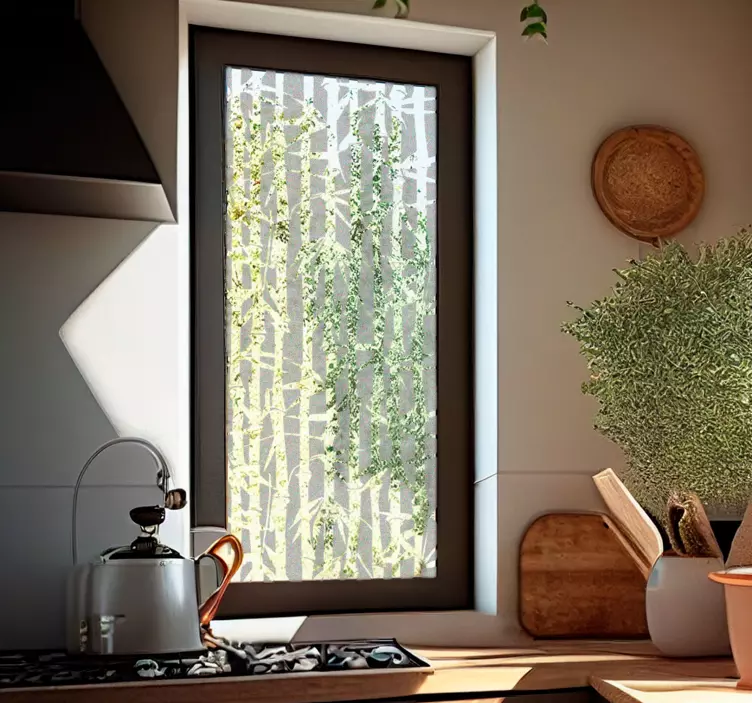 贴纸 透明竹 - TenStickers