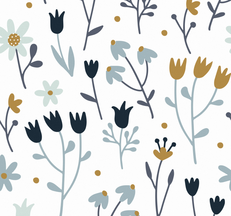 家具贴纸 微縮的花 - TenStickers