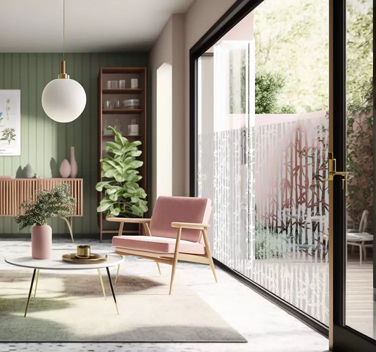 贴纸 透明竹 - TenStickers