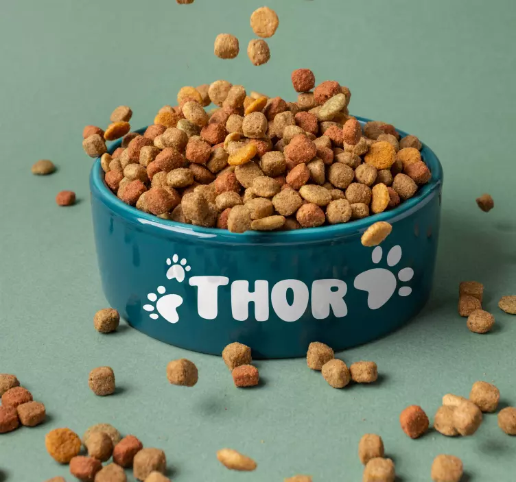 狗名可定制贴纸 - TenStickers