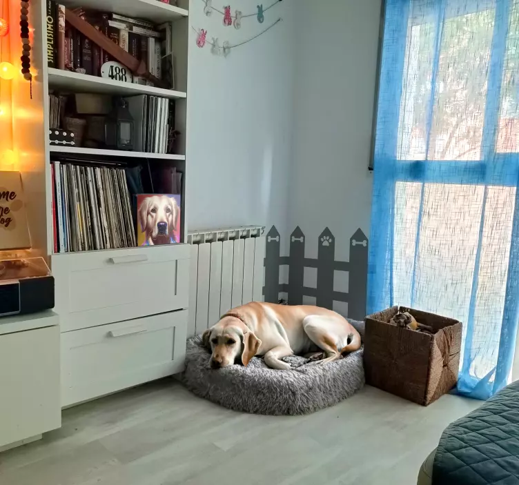 宠物墙贴纸 园林围栏 - TenStickers