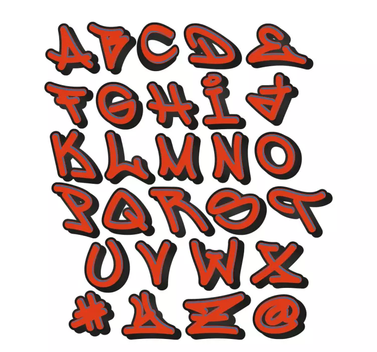 贴纸 青少年房间墙贴 游戏玩家的涂鸦 - TenStickers