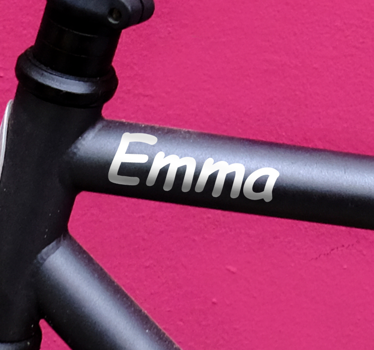 贴纸自行车手写风格 - TenStickers