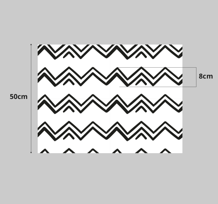 家具贴纸与人字纹装饰相结合 - TenStickers