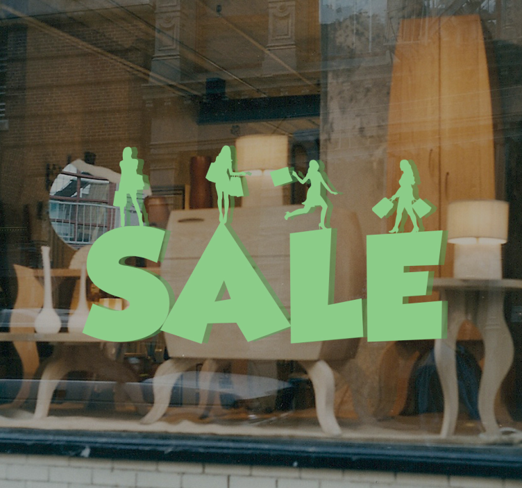 商业贴纸 商业销售标志 - TenStickers