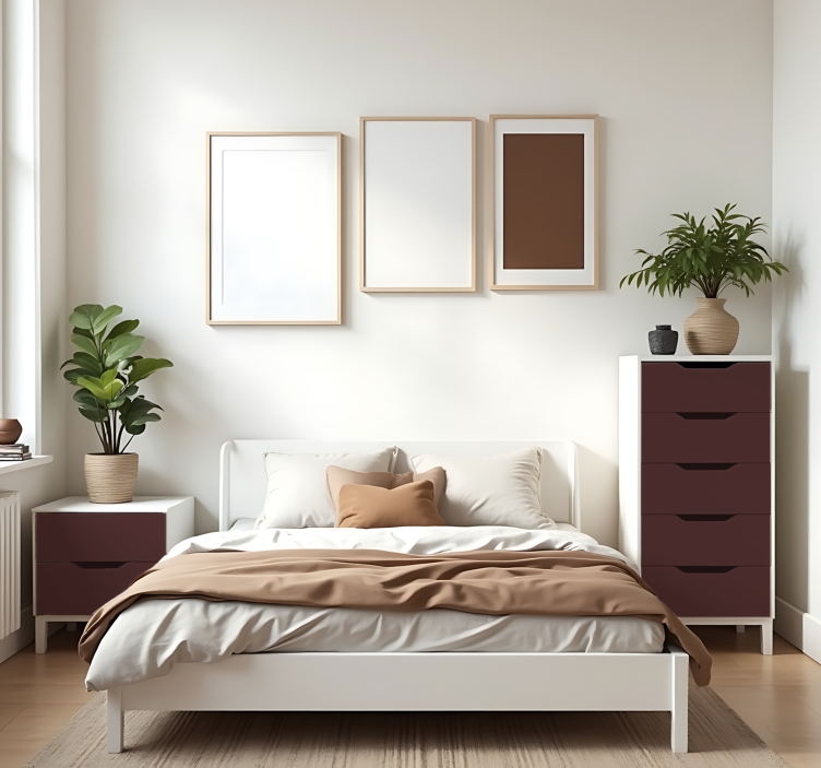 贴纸乙烯基 哑光石榴石 - TenStickers