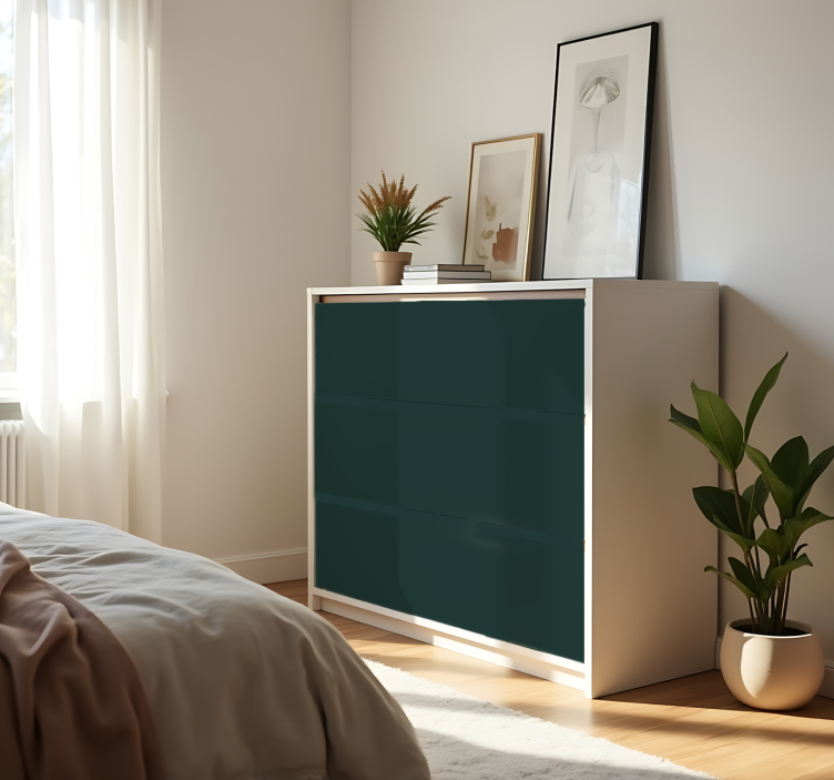 贴纸乙烯基 哑光深绿色 - TenStickers