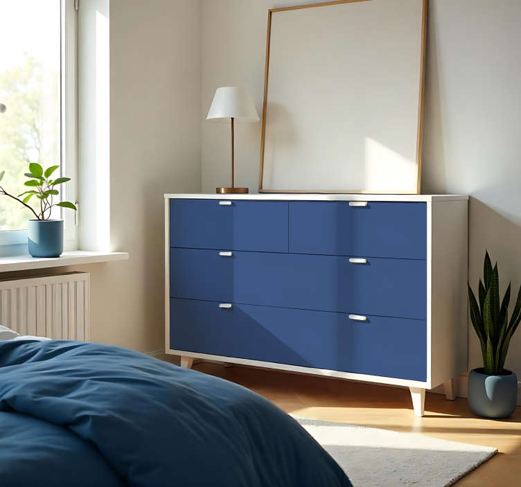 贴纸乙烯基 哑光海军蓝 - TenStickers