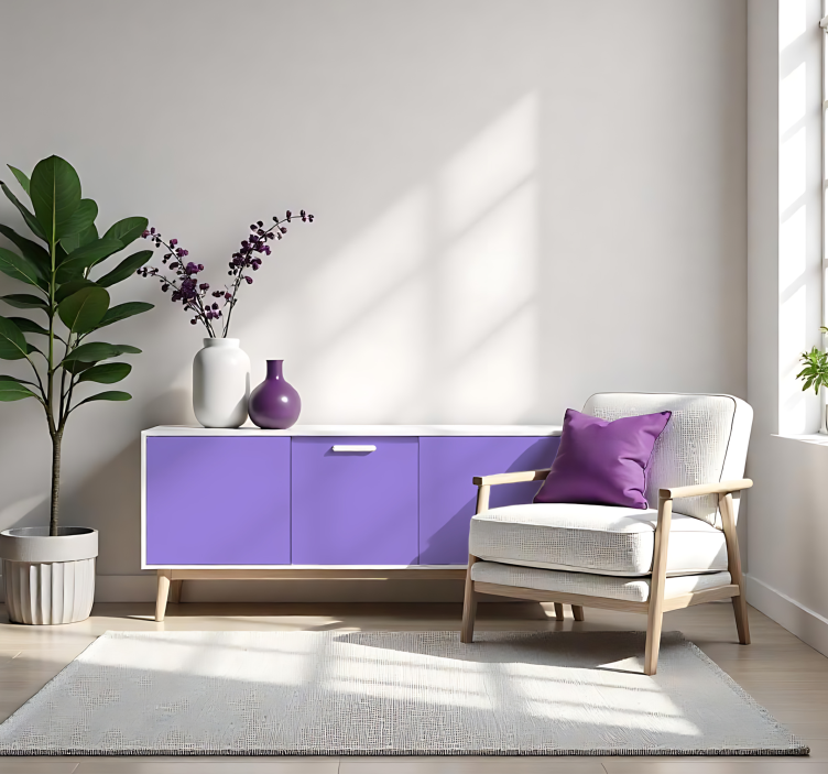 贴纸乙烯基 哑光淡紫色 - TenStickers