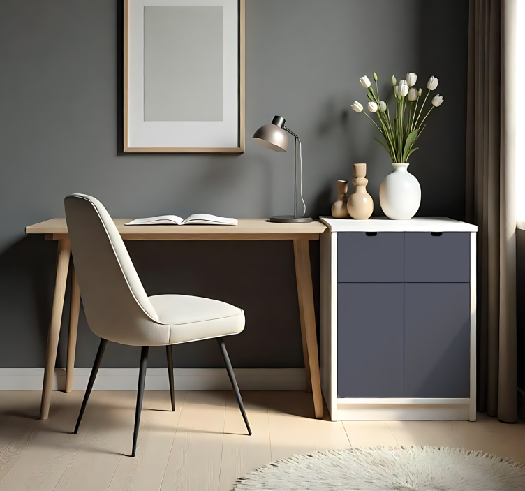 贴纸乙烯基 哑光深灰色 - TenStickers