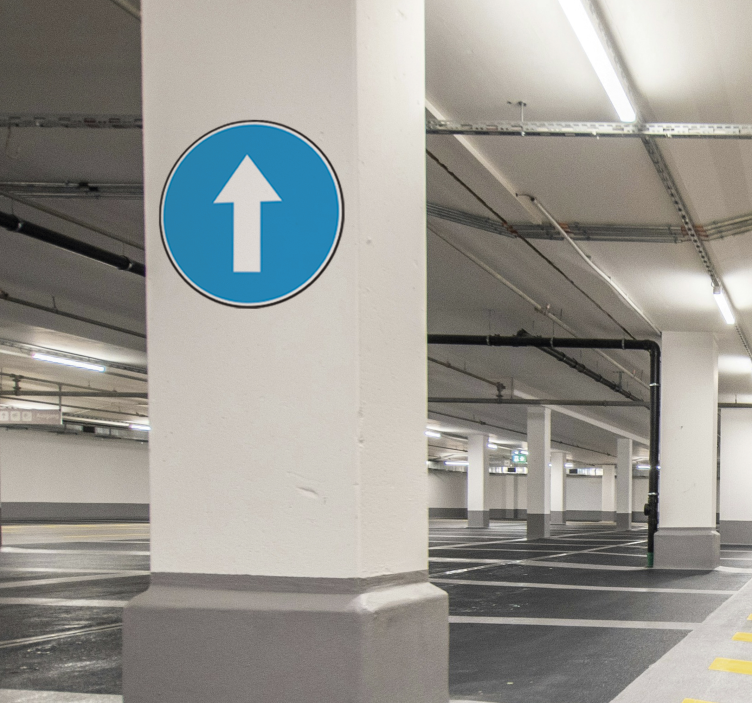 前面只有路标贴纸 - TenStickers