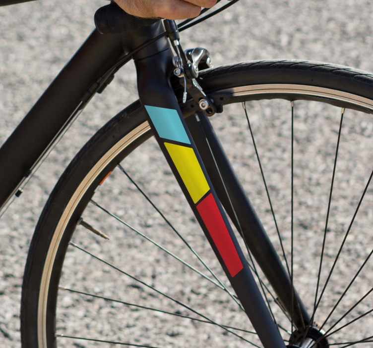 贴纸自行车 公路车前叉 - TenStickers