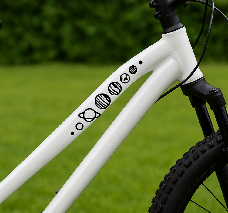 贴纸自行车星球系列 - TenStickers