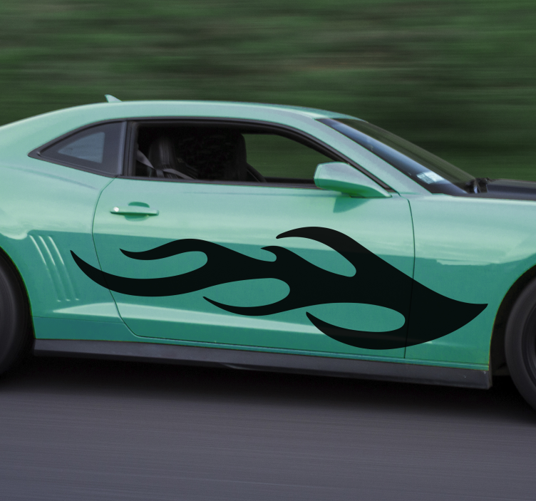 汽车贴纸火焰图形设计 - TenStickers