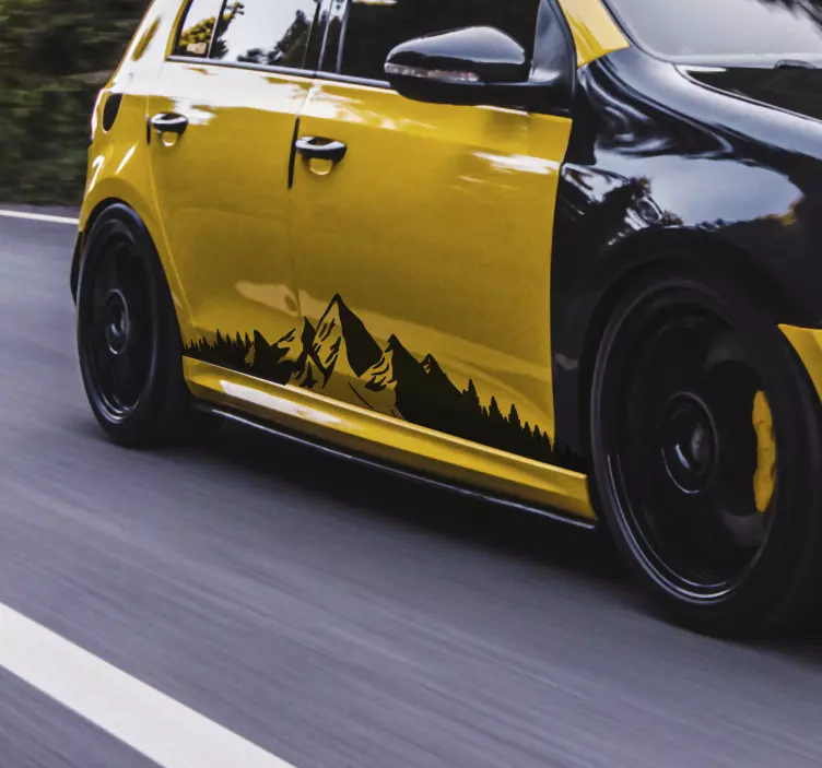 山区汽车贴纸 - TenStickers