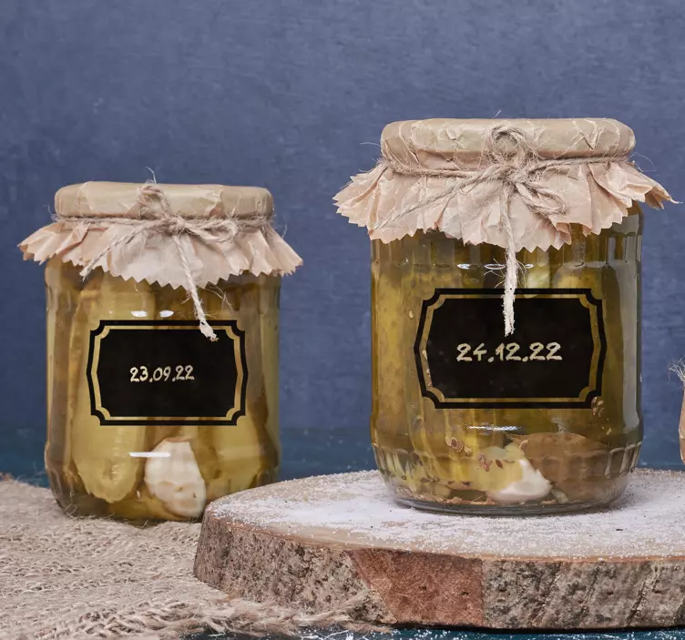 粉笔标签黑板贴纸 - TenStickers