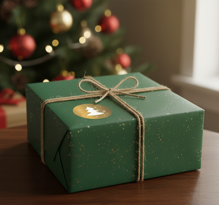 贴纸圣诞适合赠礼 - TenStickers