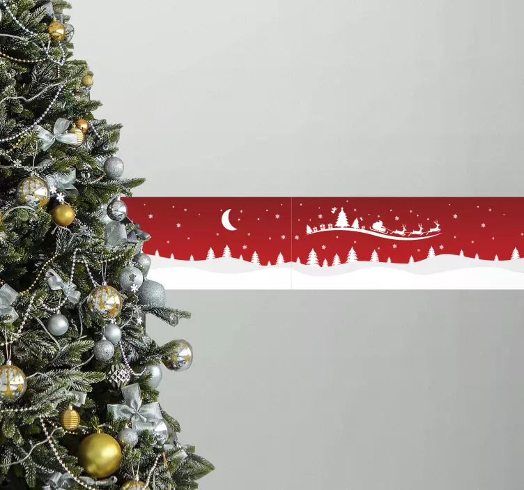 圣诞波圣诞节贴纸 - TenStickers