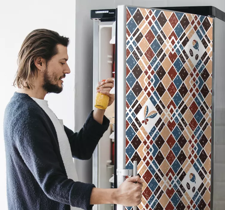 咖啡色彭定康冰箱贴花 - TenStickers