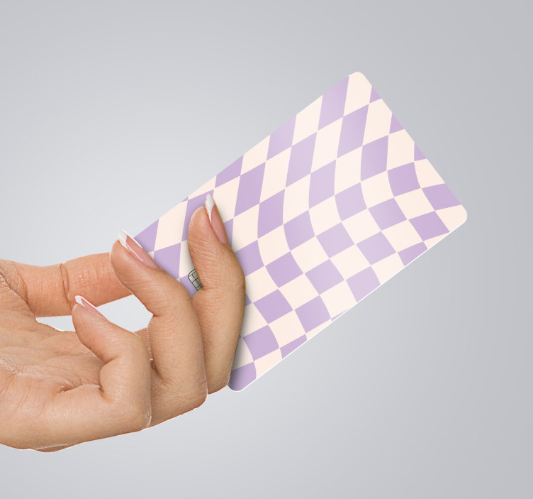 贴纸 信用卡贴纸 正方形 柔和的颜色 - TenStickers