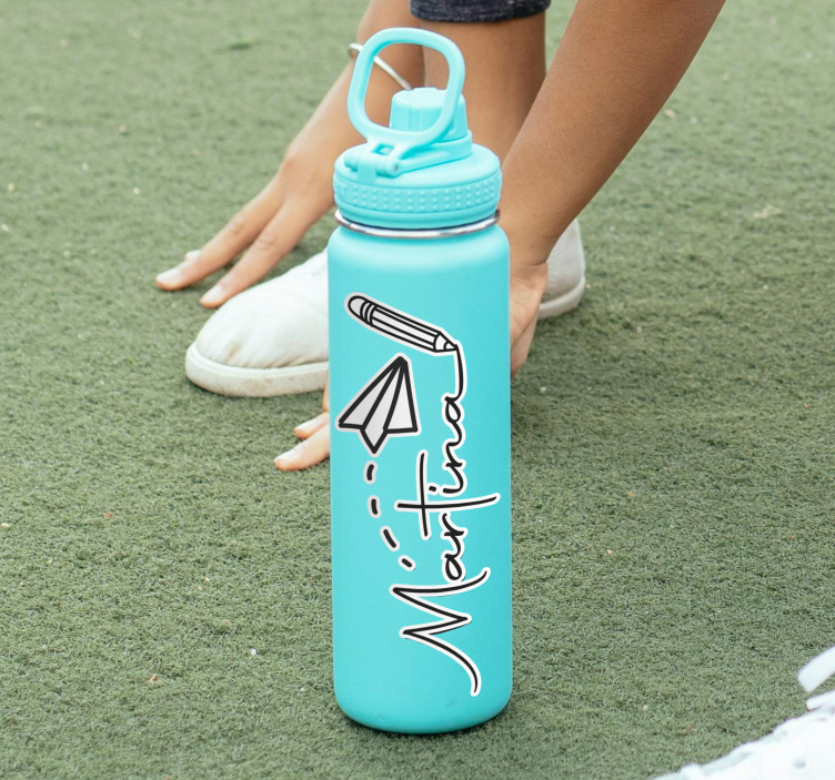 贴纸 个性贴纸 瓶子名称 - TenStickers