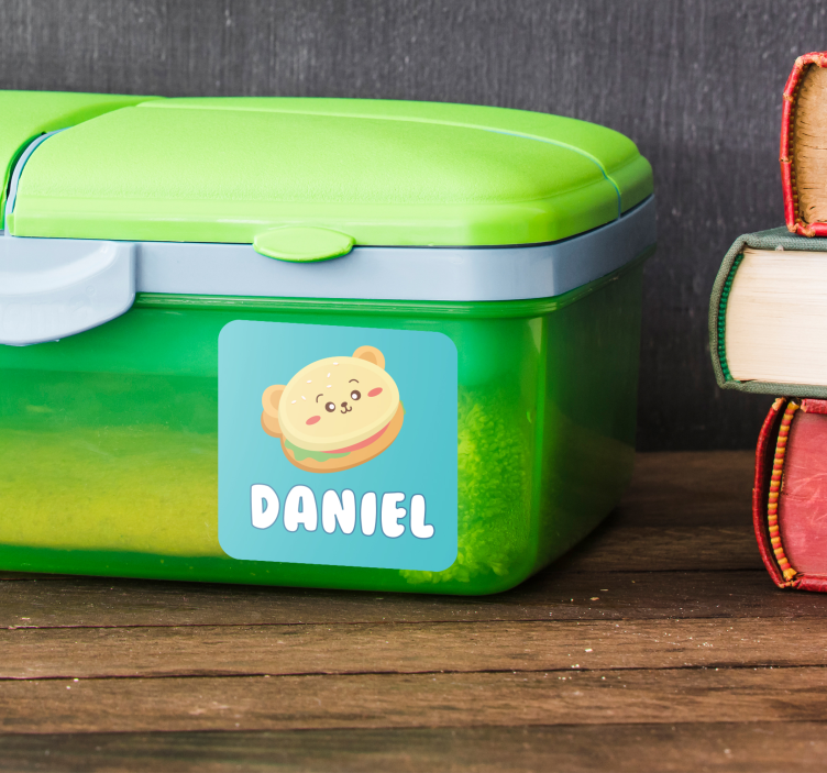 贴纸 个性贴纸 食品容器姓名标签 - TenStickers