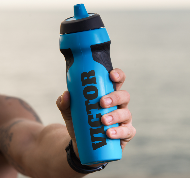 贴纸 个性贴纸 带有名称的 bidon - TenStickers