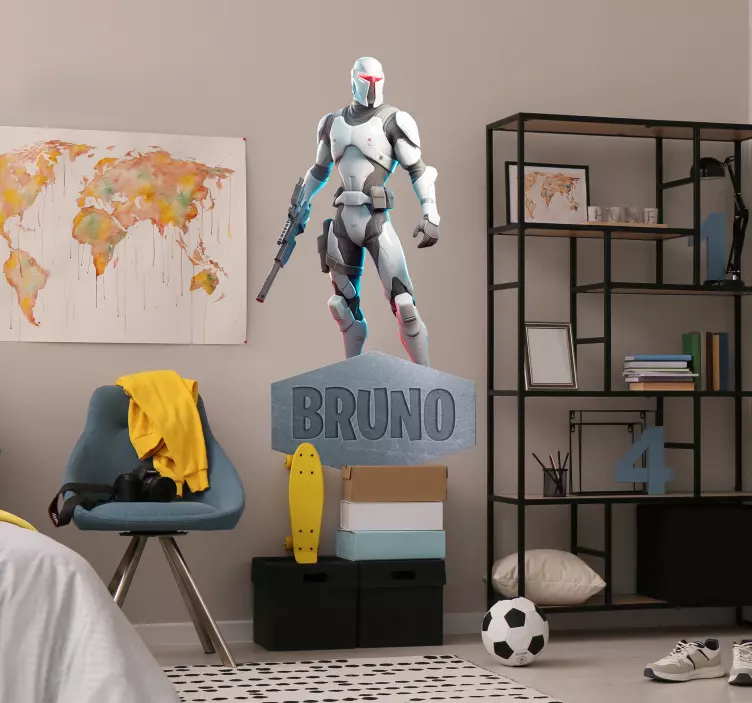 电子游戏贴纸 网络战士 - TenStickers