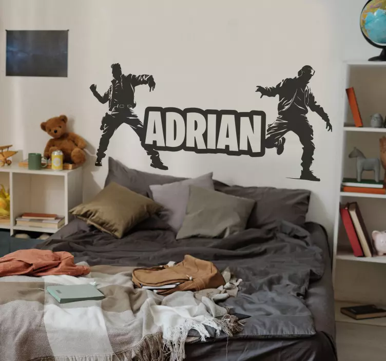 电子游戏贴纸 跳舞的士兵们名叫 - TenStickers