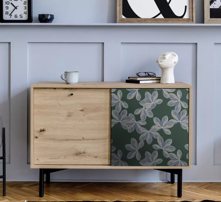 装饰墙纸植物叶元素 - TenStickers