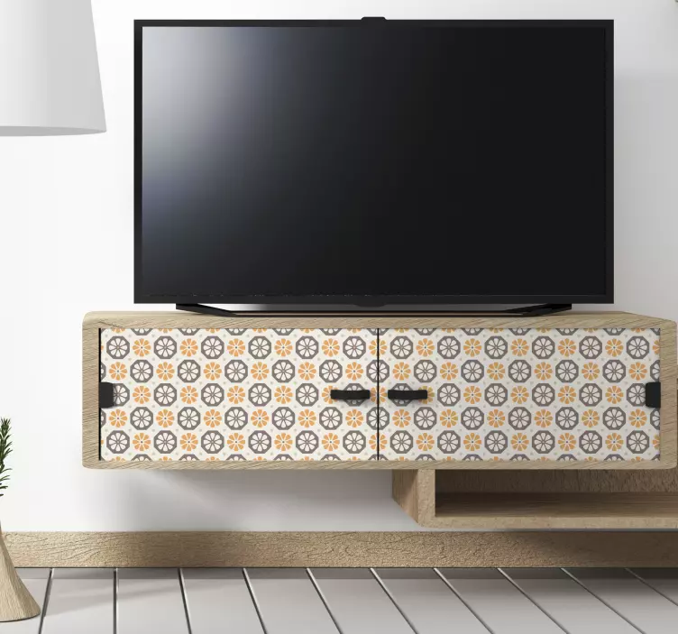 装饰墙纸花卉图案亮点 - TenStickers