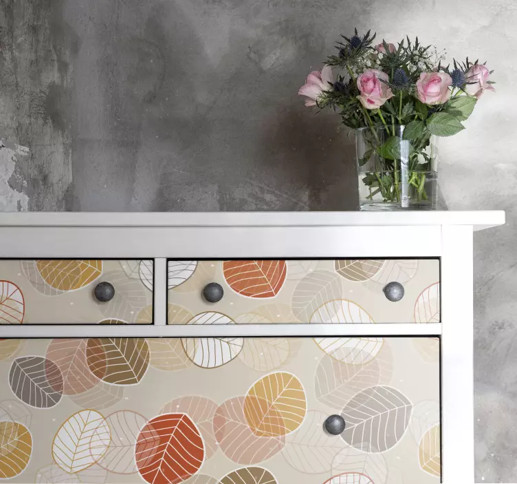 装饰墙纸叶子图案设计 - TenStickers