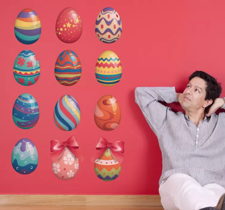 复活节彩蛋贴纸 - TenStickers