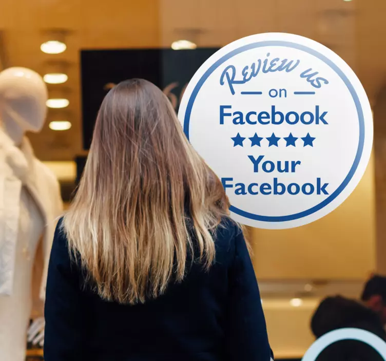 Facebook窗口贴纸 - TenStickers