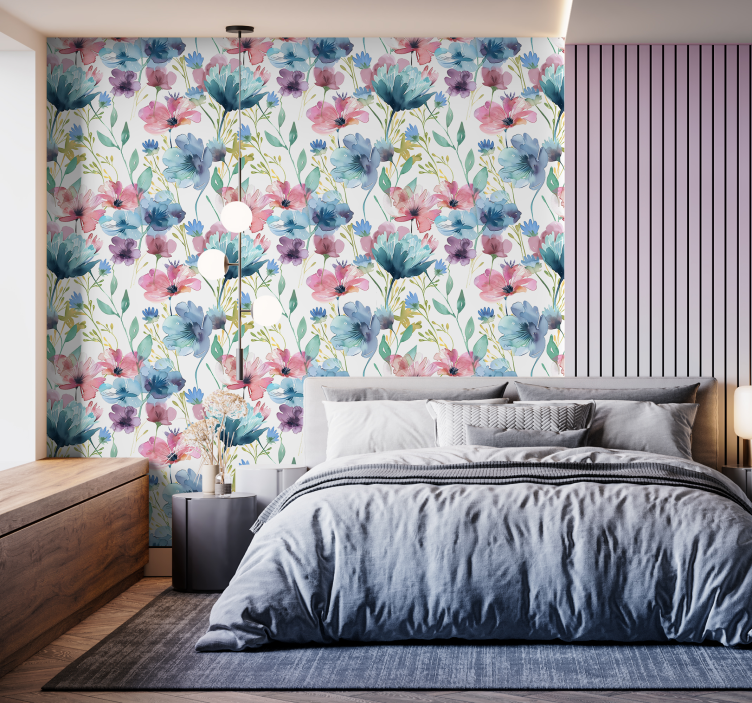 动物贴画夏季野花 - TenStickers