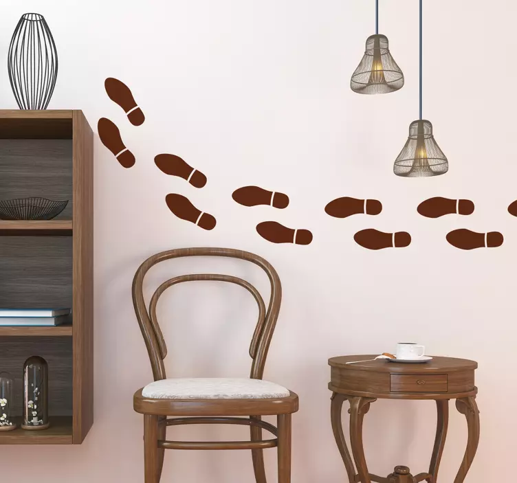 脚印墙贴纸 - TenStickers