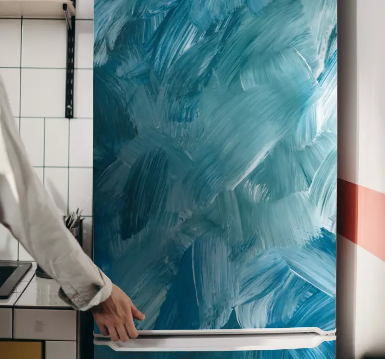 贴纸 冰箱贴纸 刷刷色彩图案 - TenStickers