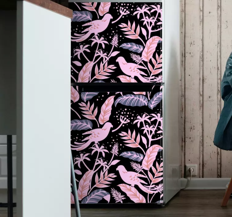 贴纸 冰箱贴纸 热带鸟概念 - TenStickers