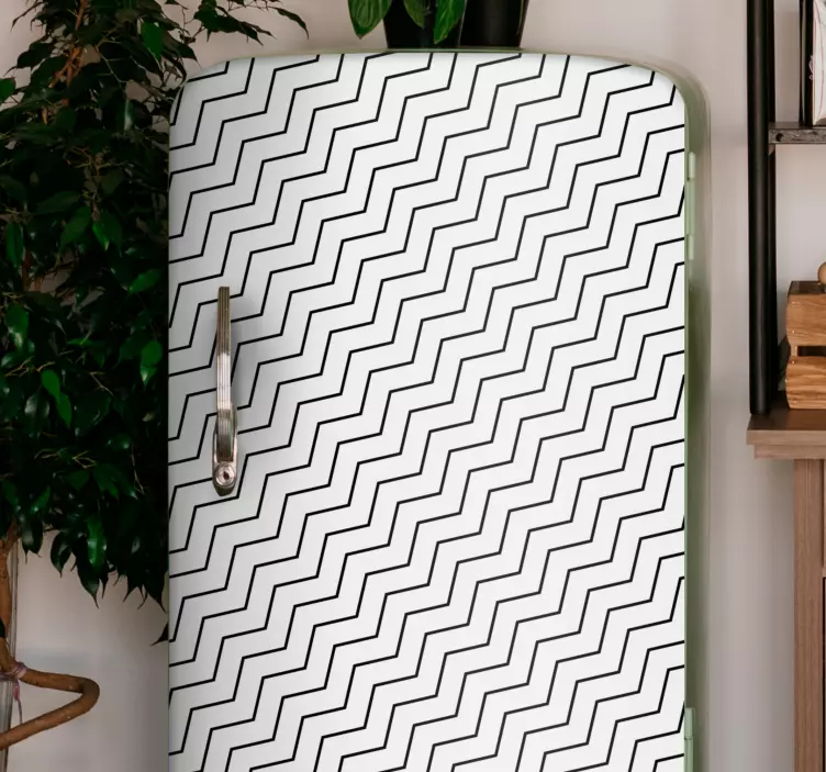 贴纸 冰箱贴纸 之锯齿形图案表面 - TenStickers