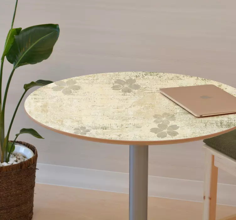 家具贴纸花卉图案覆盖设计 - TenStickers