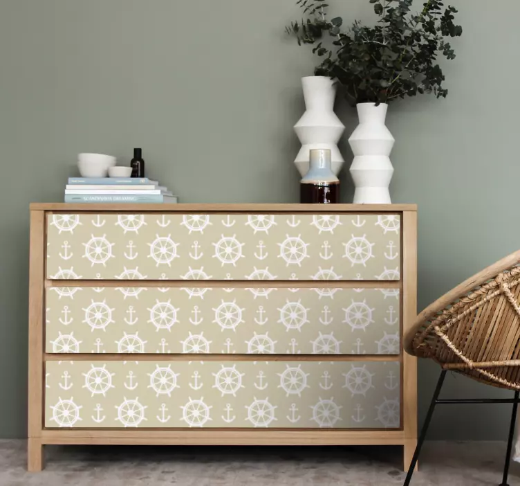 家具贴纸海洋轮概念 - TenStickers