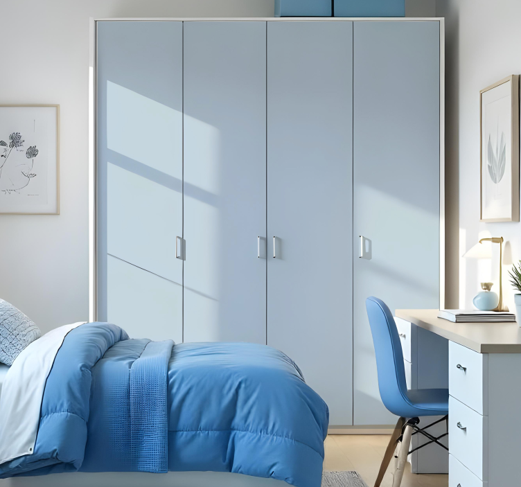 家具贴纸适用于柔和蓝色 - TenStickers